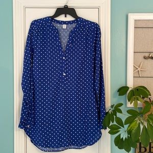 TALL AERT Old Navy polka dot tunic